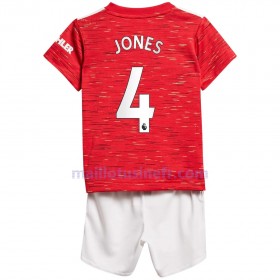 Maillot de Foot Manchester United Phil Jones 4 Domicile 2020-21 - Enfant